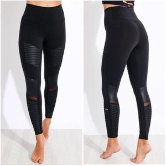 Alo Yoga Moto legging major moto Black - Picture 2 of 9